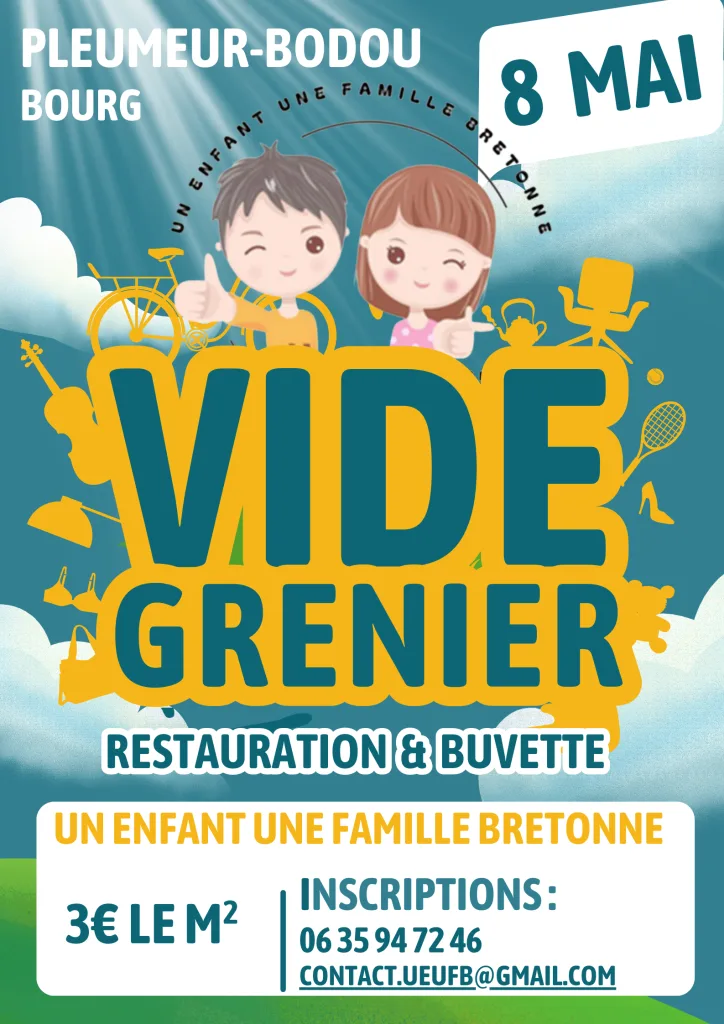 Affiche vide grenier 2025